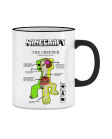 Puodelis Minecraft creeper body Puodelis Minecraft creeper body